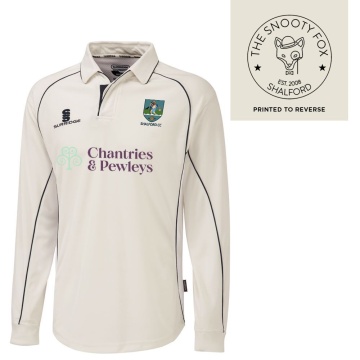 Shalford CC - Premier Long Sleeve Navy Trim Shirt